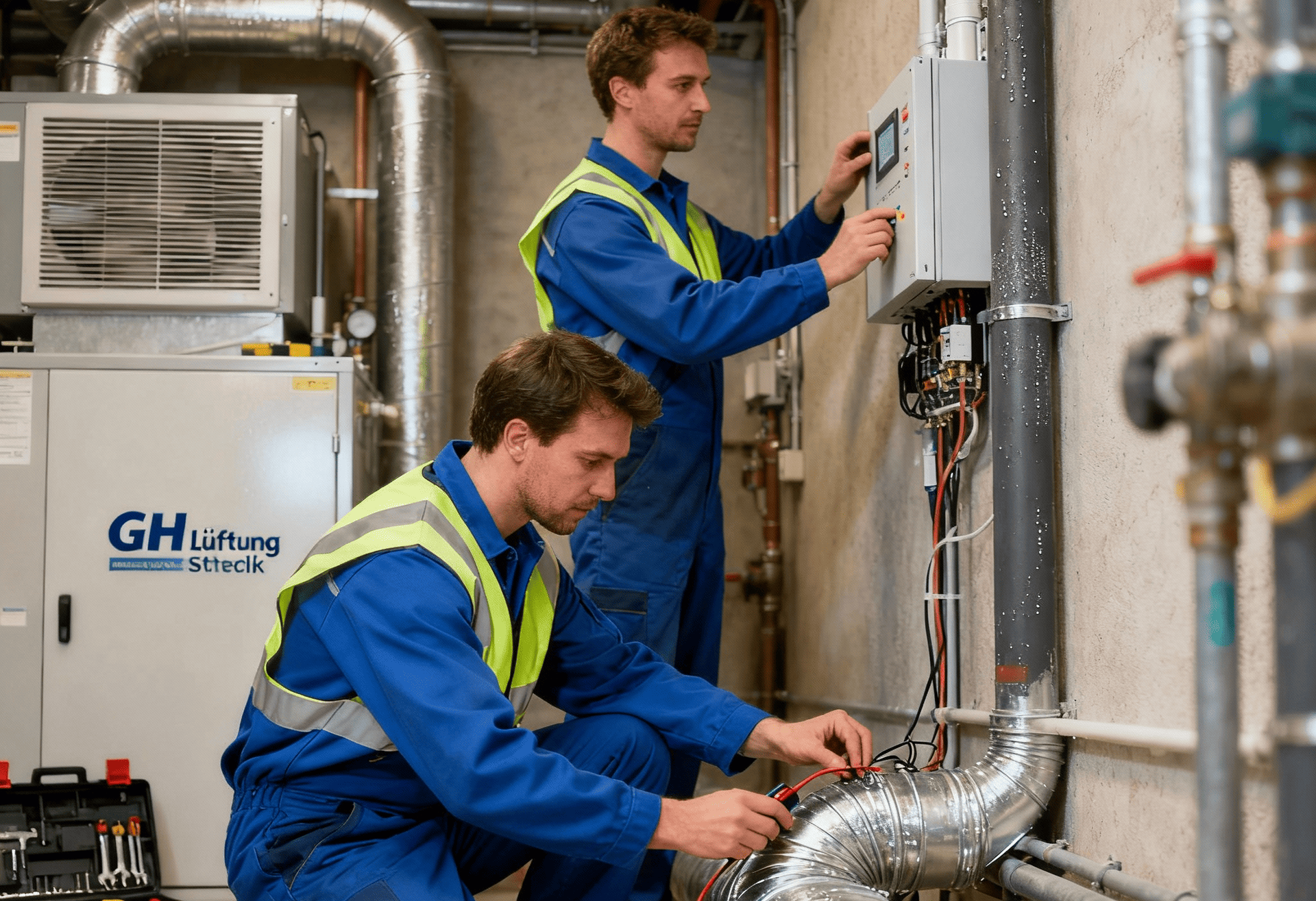 Prüfung von Brandschutzklappen in Augsburg